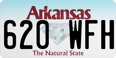 AR license plate 620WFH