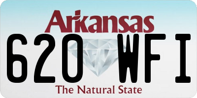 AR license plate 620WFI