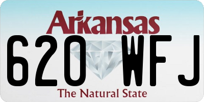 AR license plate 620WFJ