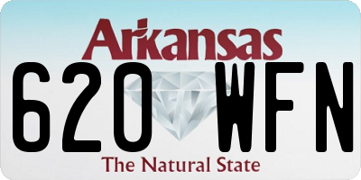 AR license plate 620WFN