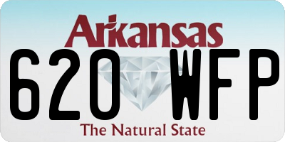 AR license plate 620WFP
