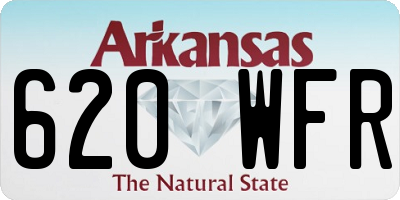 AR license plate 620WFR