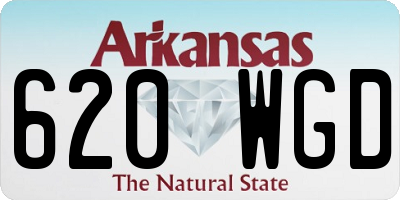 AR license plate 620WGD