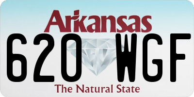 AR license plate 620WGF