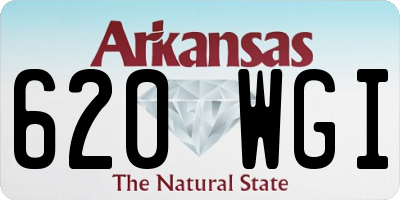 AR license plate 620WGI