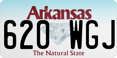 AR license plate 620WGJ