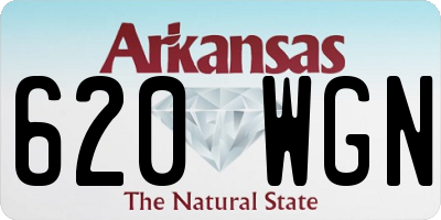 AR license plate 620WGN