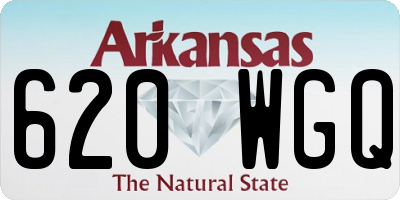 AR license plate 620WGQ