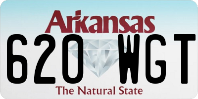 AR license plate 620WGT