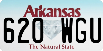 AR license plate 620WGU