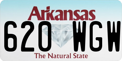 AR license plate 620WGW