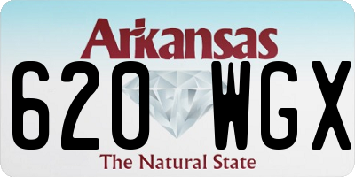 AR license plate 620WGX