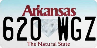 AR license plate 620WGZ