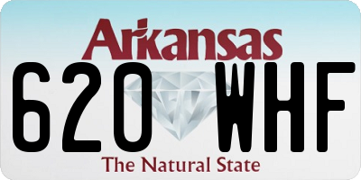 AR license plate 620WHF