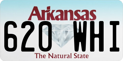 AR license plate 620WHI