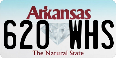 AR license plate 620WHS