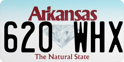 AR license plate 620WHX