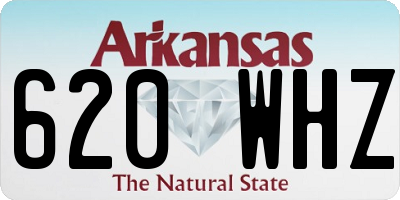 AR license plate 620WHZ