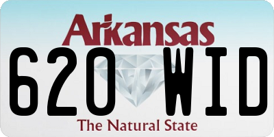 AR license plate 620WID