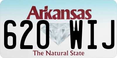 AR license plate 620WIJ