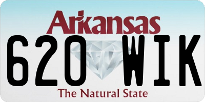 AR license plate 620WIK