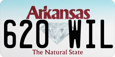 AR license plate 620WIL