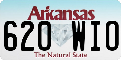 AR license plate 620WIO