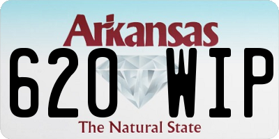 AR license plate 620WIP