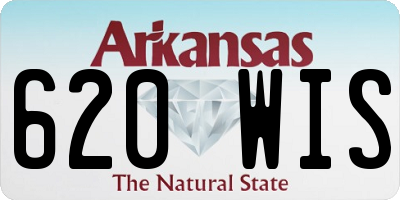 AR license plate 620WIS