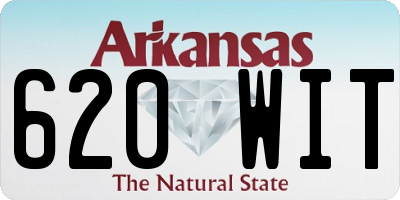 AR license plate 620WIT