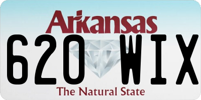 AR license plate 620WIX