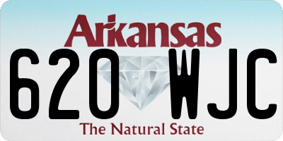 AR license plate 620WJC