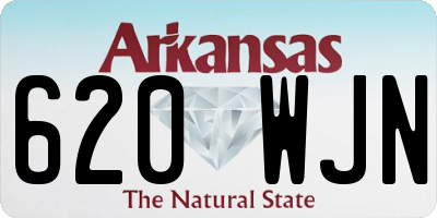 AR license plate 620WJN