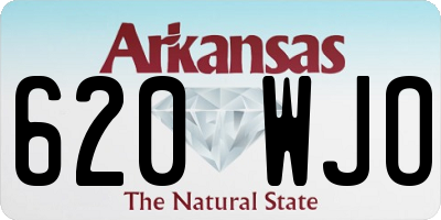 AR license plate 620WJO