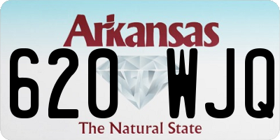 AR license plate 620WJQ