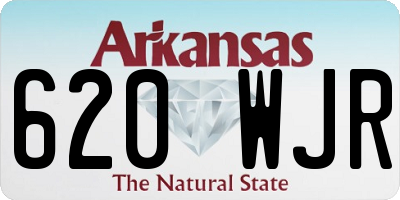 AR license plate 620WJR