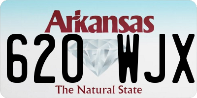 AR license plate 620WJX