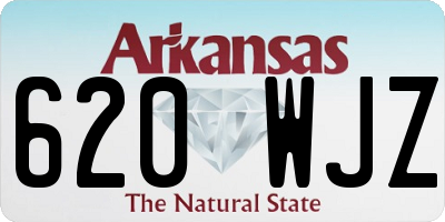 AR license plate 620WJZ
