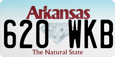 AR license plate 620WKB