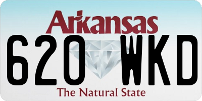 AR license plate 620WKD