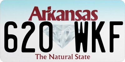 AR license plate 620WKF