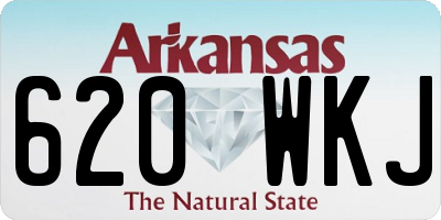 AR license plate 620WKJ