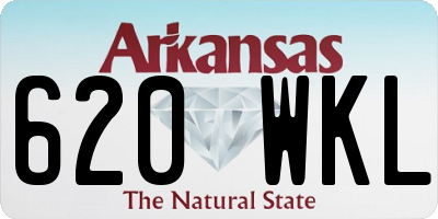 AR license plate 620WKL