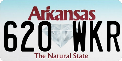 AR license plate 620WKR