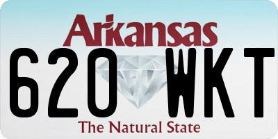 AR license plate 620WKT