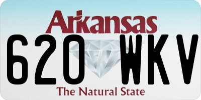 AR license plate 620WKV