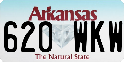 AR license plate 620WKW
