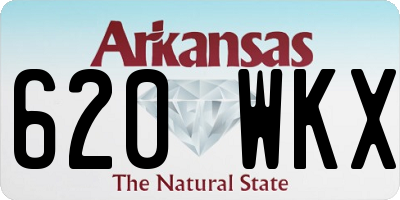 AR license plate 620WKX
