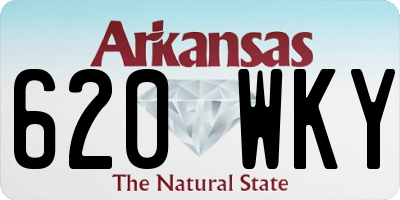 AR license plate 620WKY
