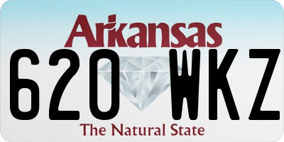 AR license plate 620WKZ